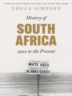cover image of History of South Africa